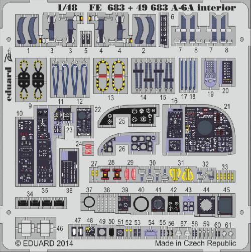 EDUARD FE683 A-6A INTERIOR S.A. Conversion Sets