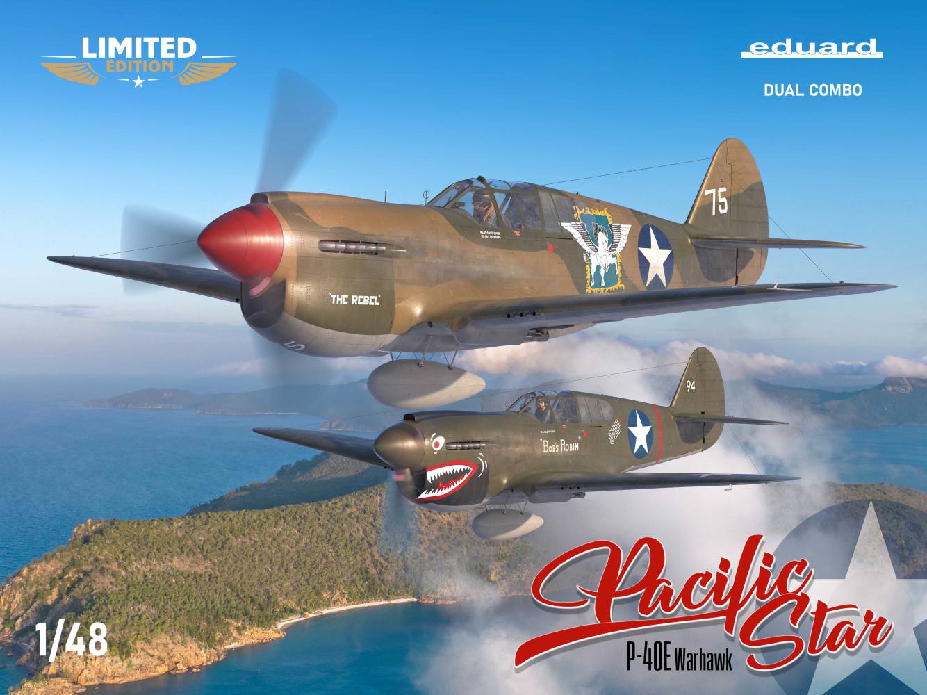 EDUARD 11185 PACIFIC STAR P-40E WARHAWK Aircraft Model Kits