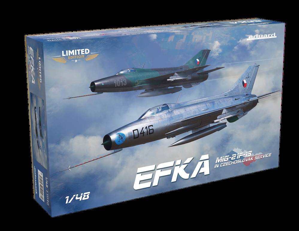EDUARD 11190 EFKA MIKOYAN MIG-21F-13 IN CZECH SERVICE Aircraft Model Kits