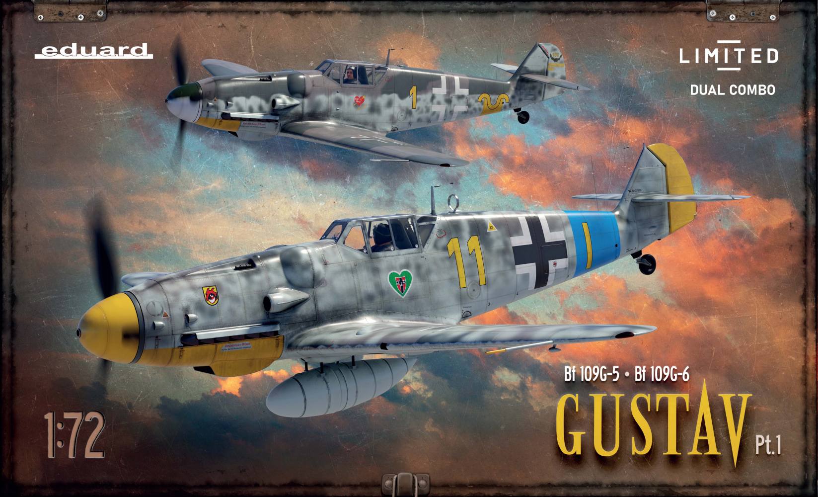 EDUARD 2144 GUSTAV PT.1 BF109G-5/6 Aircraft Model Kits