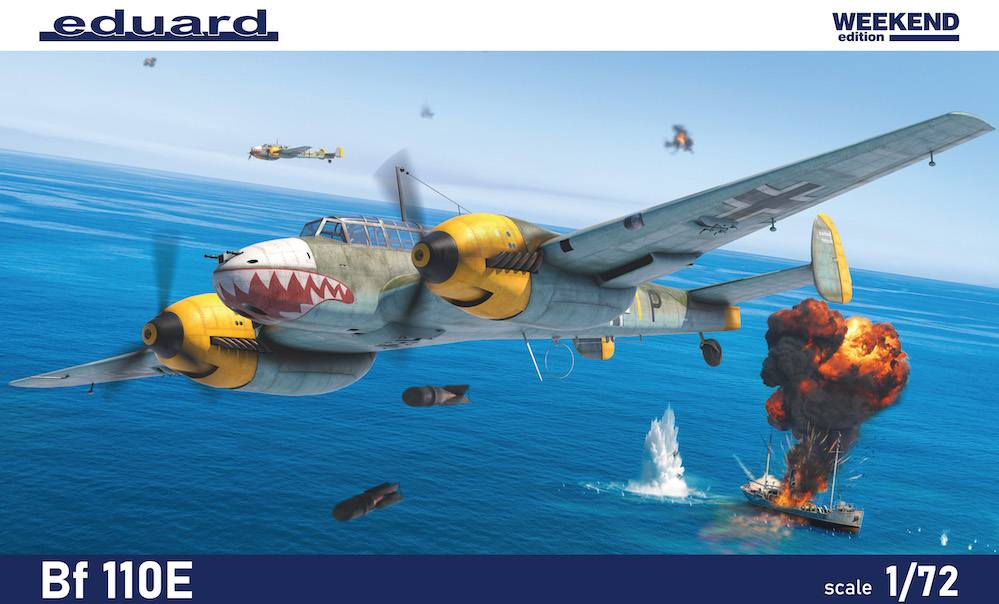 EDUARD 7464 MESSERSCHMITT BF 110E Aircraft Model Kits