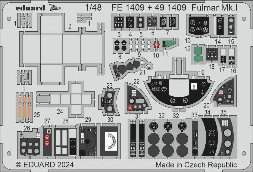 EDUARD FE1409 FAIREY FULMAR MK.I Conversion Sets