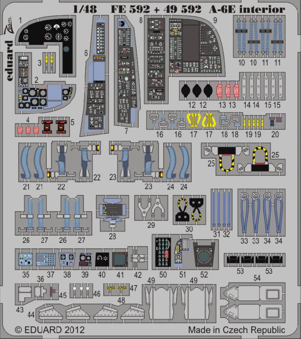 EDUARD FE592 A-6E INTERIOR S.A Conversion Sets