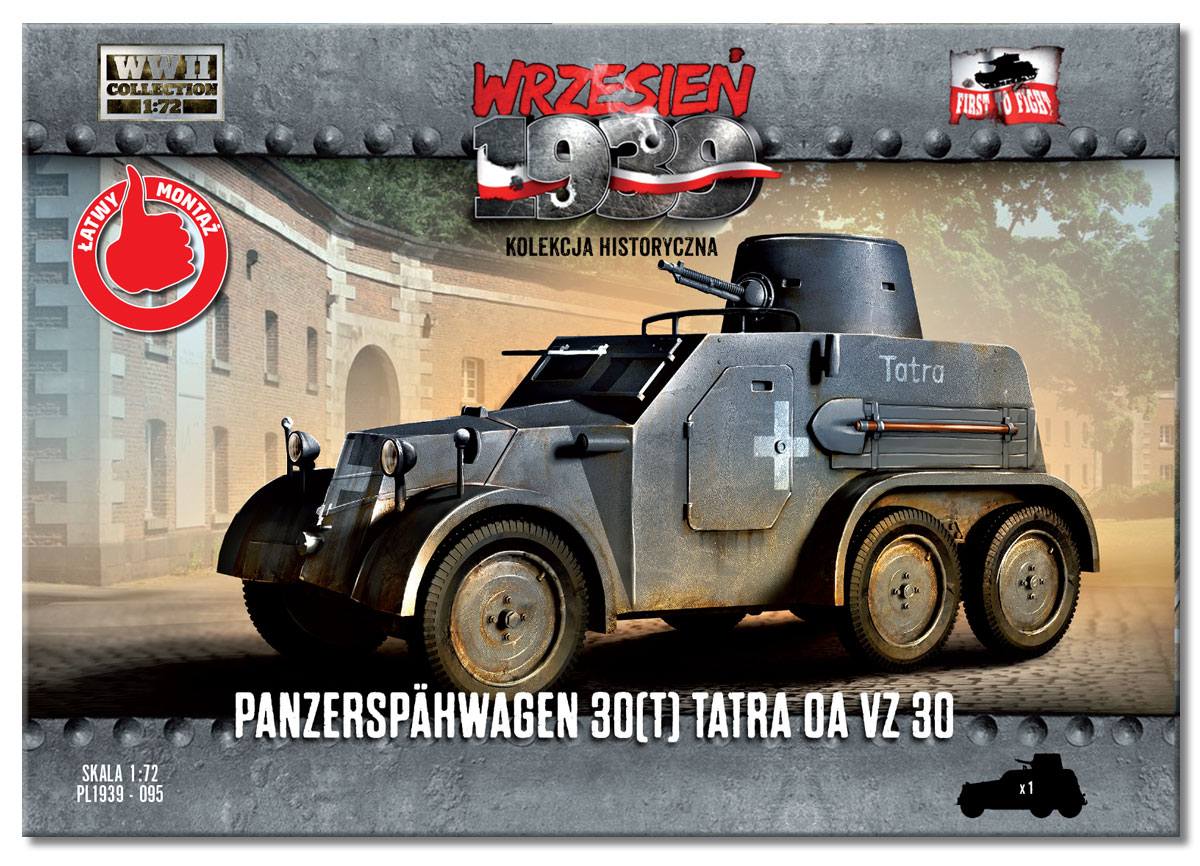 FIRST TO FIGHT 095 PANZERSPAHWAGEN 30 T TATRA OA VZ 30 Military Model Kits