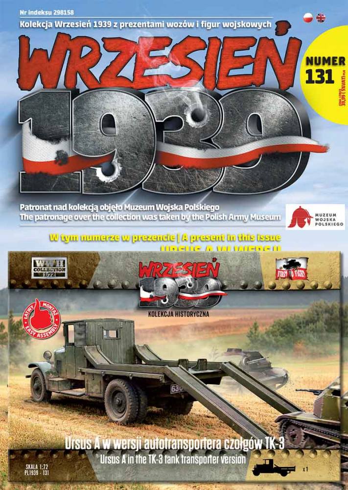 FIRST TO FIGHT 131 URSUS A IN THE TK-3 TANK TRANSPORTER VERSION Military Model Kits
