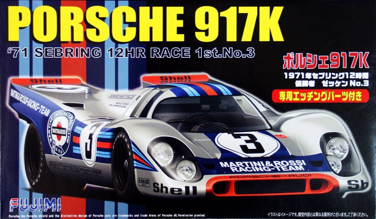 FUJIMI 123882 PORSCHE 917K 71 SEBRING 12HR RACE Cars, Motorbikes & Trucks Model kits