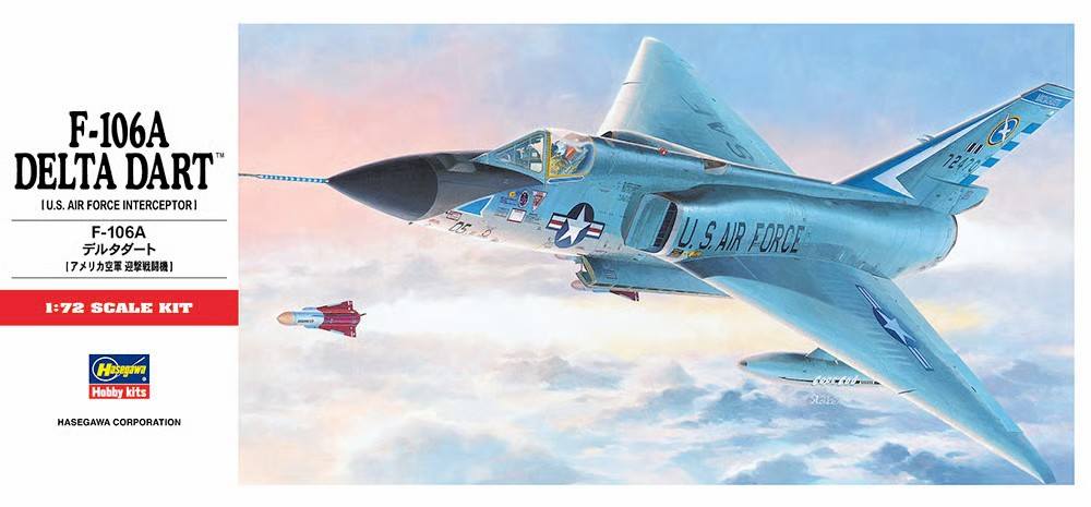 HASEGAWA Aircraft Model Kits C11 F-106A DELTA DART