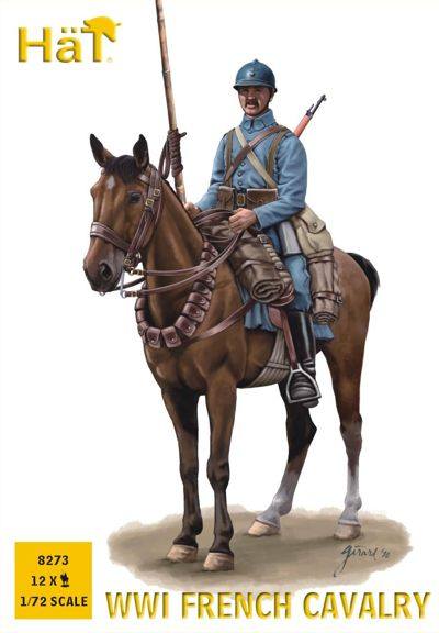 HAT INDUSTRIES 8273 WWI FRENCH CAVALRY Model Figures