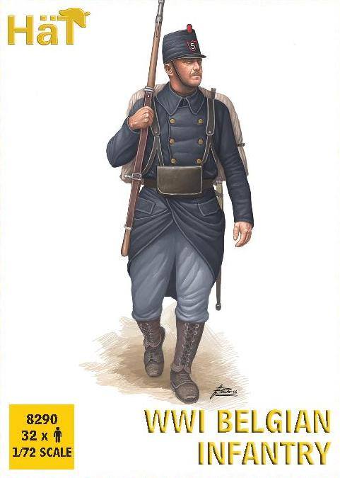 HAT INDUSTRIES 8290 WWI BELGIAN INFANTRY Model Figures