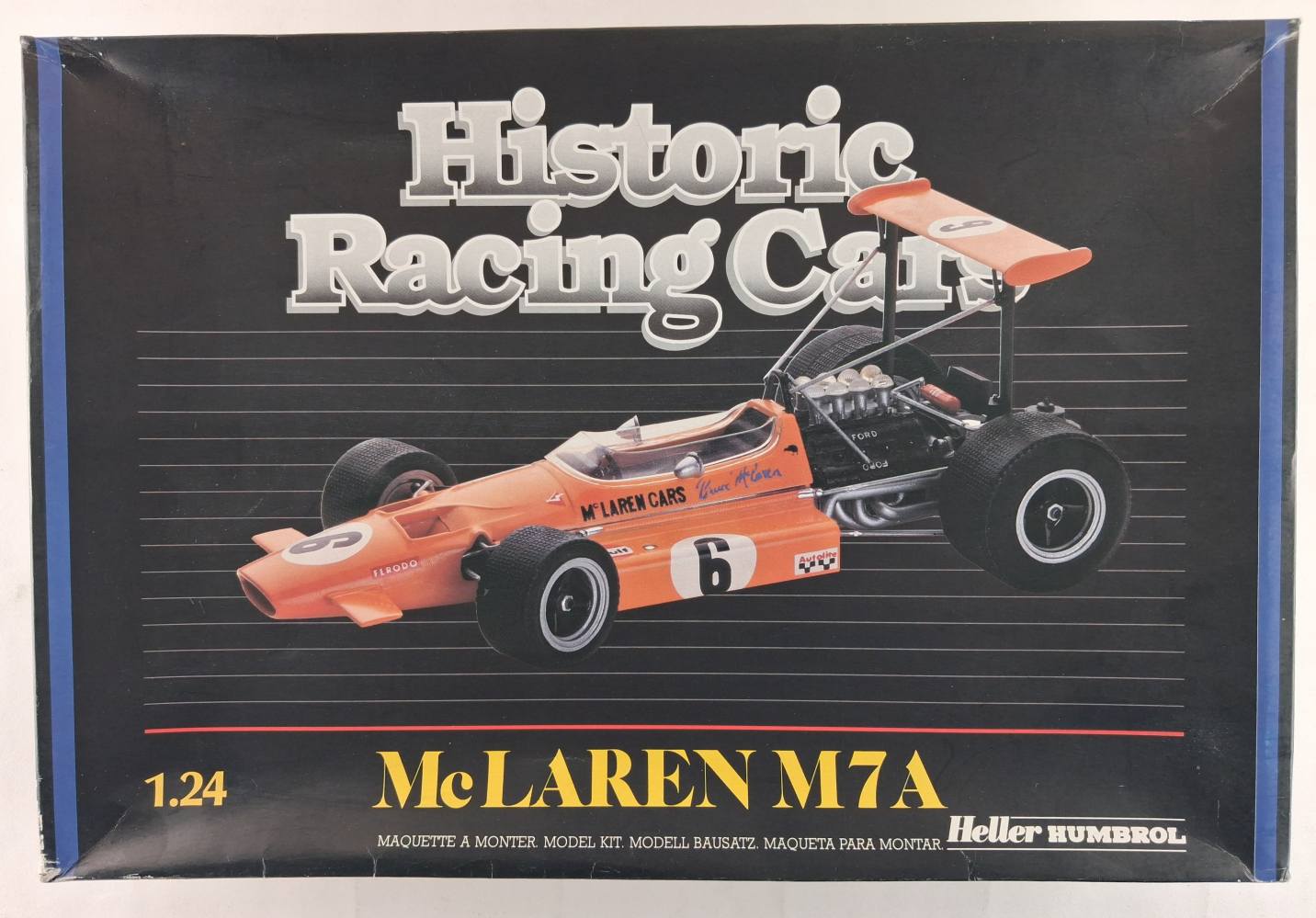 HELLER HUMBROL 80753 1.24 MCLAREN M7A Cars, Motorbikes & Trucks Model kits