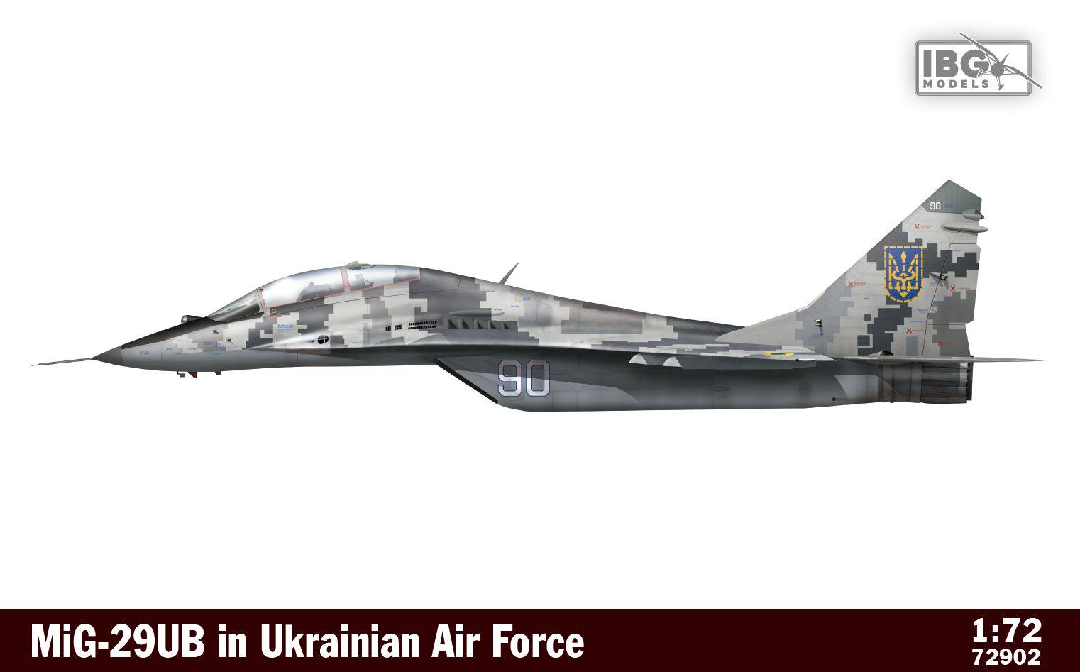 IBG MODELS 72902 MIG-29UB Aircraft Model Kits