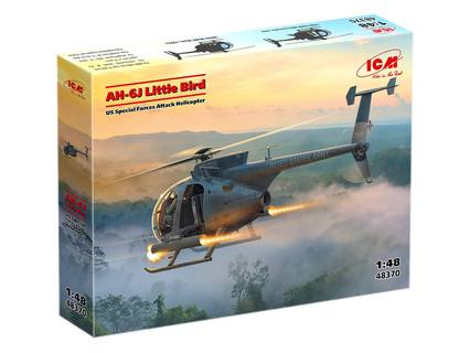 ICM 48370 AH-6J LITTLE BIRD US SPECIAL FORCES Aircraft Model Kits