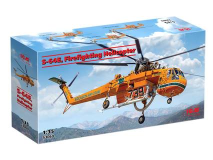 ICM 53060 SIKORSKY S-64E FIREFIGHTING HELICOPTER Aircraft Model Kits