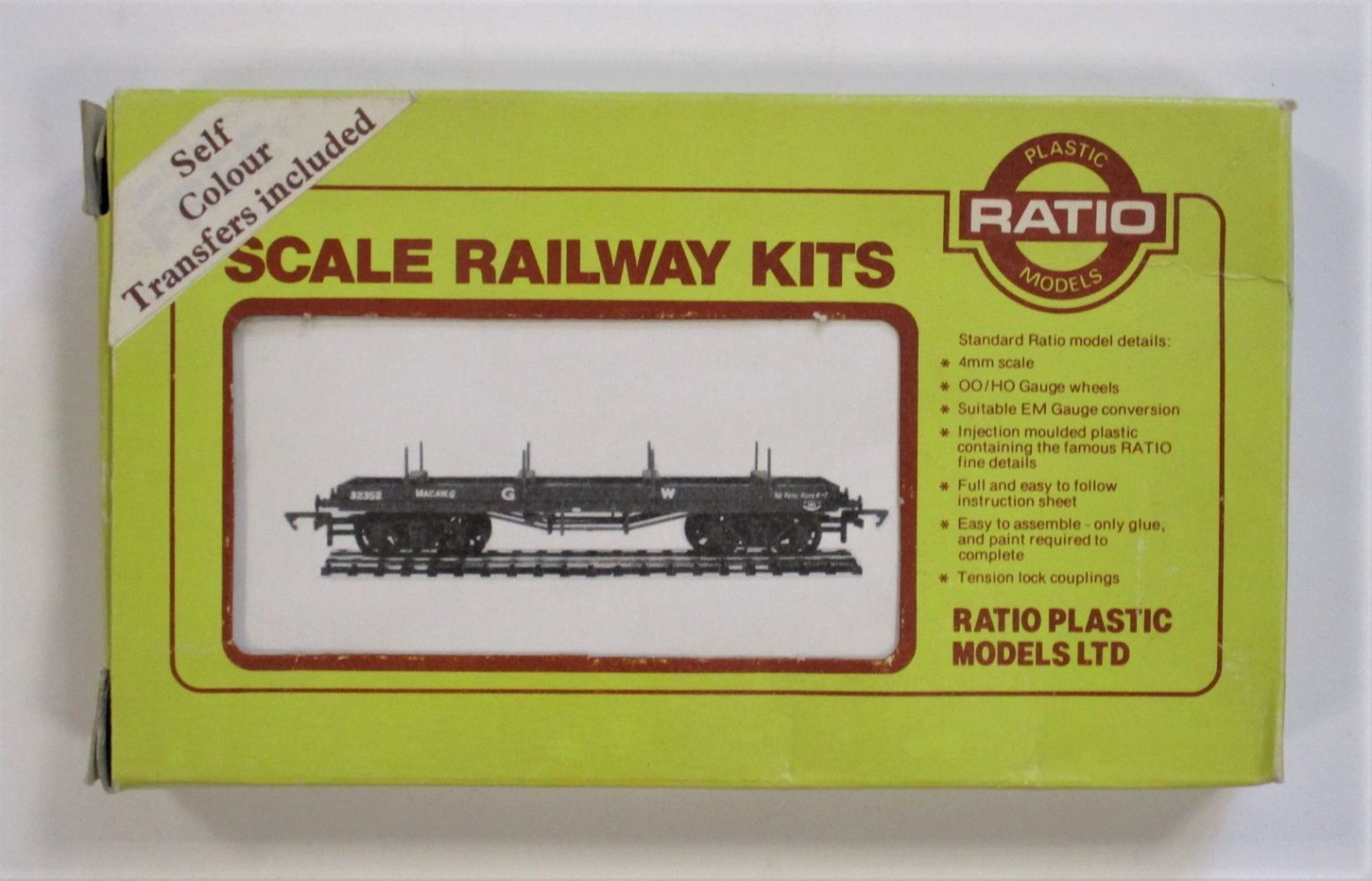 RATIO  5062 G.W.R. BOGIE BOLSTER A Railway Models Kits