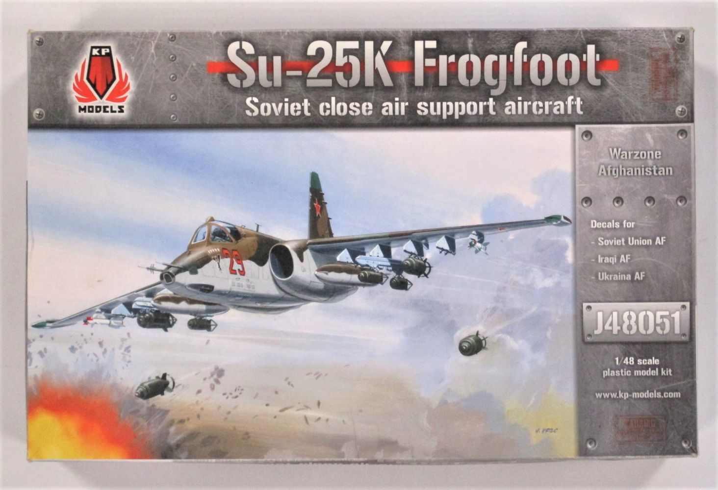 KP J48051 SU-25K FROGFOOT Aircraft Model Kits