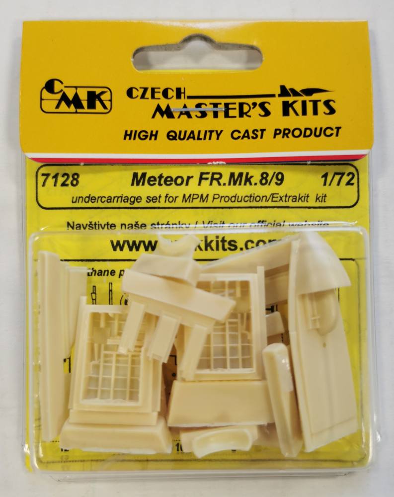 CZECH MASTERS KITS  7128 METEOR FR.MK.8/9 UNDERCARRIAGE FOR MPM PRODUCTION/EXTRAKIT Conversion Sets