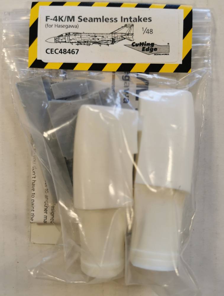 CUTTING EDGE 48467 F-4K/M SEAMLESS INTAKES FOR HASEGAWA Aircraft Model Kits