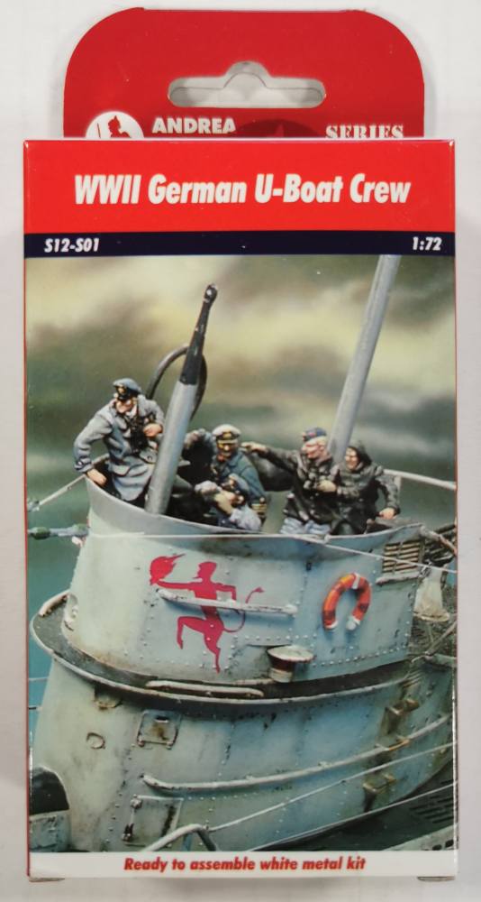ANDREA MINIATURES S12-S01 WWII GERMAN U-BOAT CREW Military Model Kits