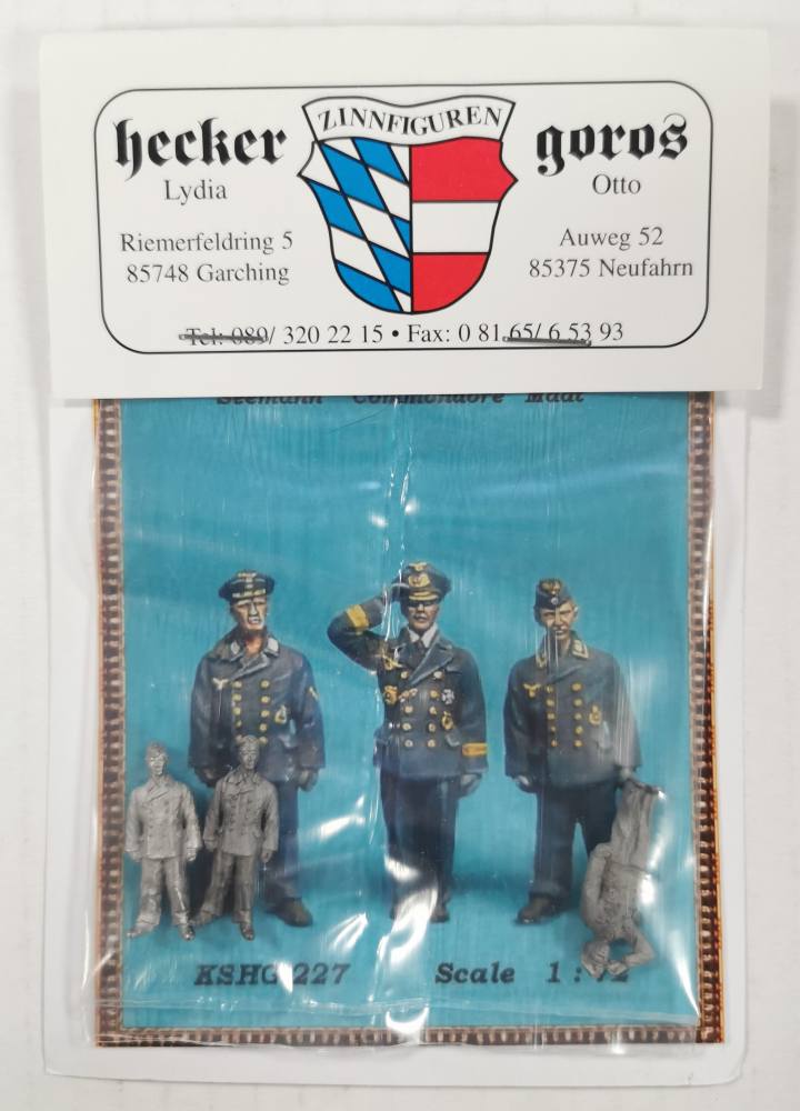HECKER & GOROS KSHG227 3 KRIEGSMARINE SEAMEN Military Model Kits