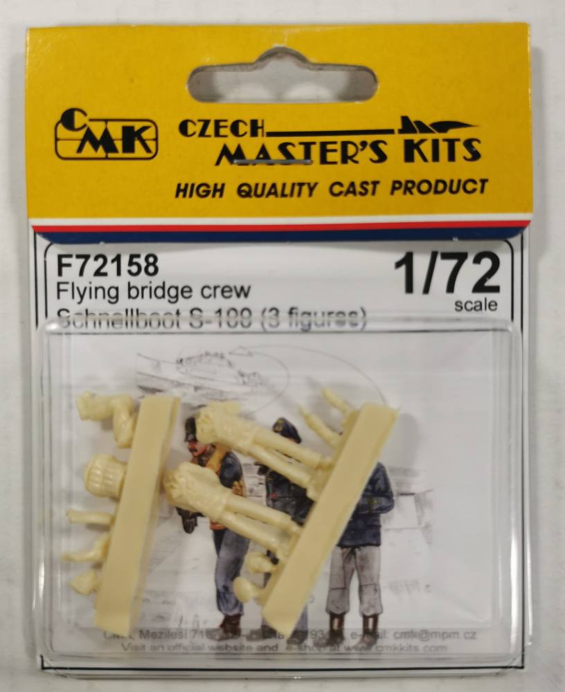 CZECH MASTERS KITS F72158 FLYING BRIDGE CREW SCHNELLBOOT S-100 Military Model Kits