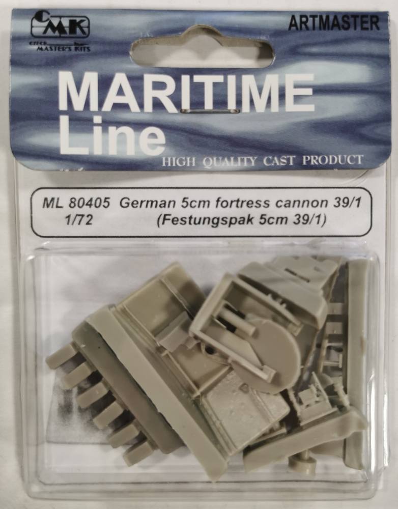 CMK MARITIME LINE ML80405 GERMAN 5CM FORTRESS CANON Military Model Kits