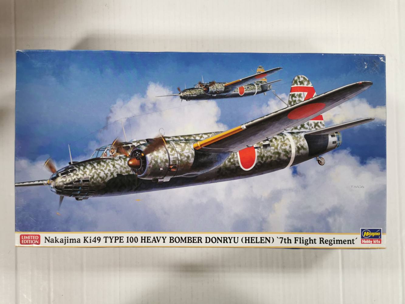 HASEGAWA 01937 NAKAJIMA KI49 TYPE 100 HEAVY BOMBER DONRYU Aircraft Model Kits