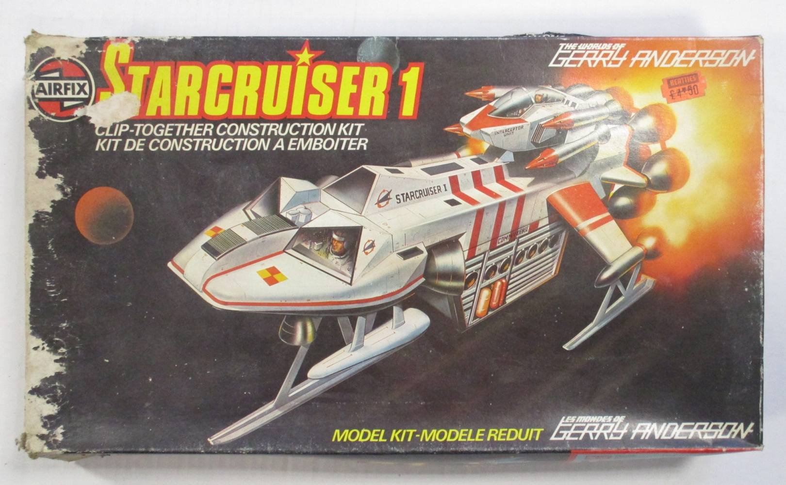 AIRFIX  07170 STARCRUISER 1 THE WORLD OF GERRY ANDERSON  POOR BOX  Film & TV models
