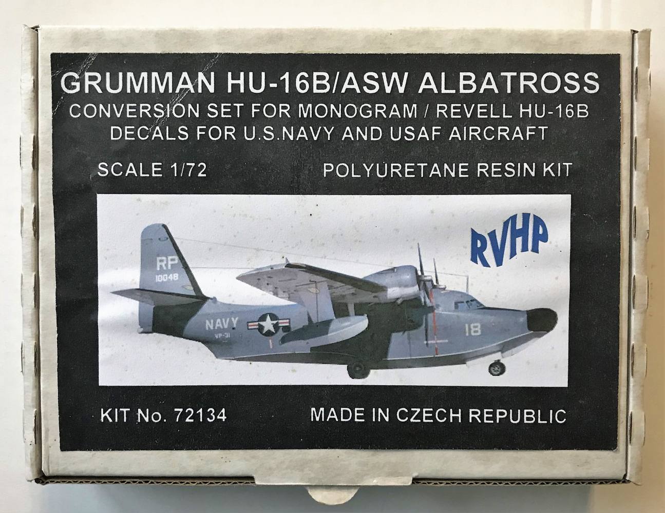RVHP  72134 GRUMMAN HU-16B/ASW ALBATROSS CONVERSION SET Aircraft Model Kits