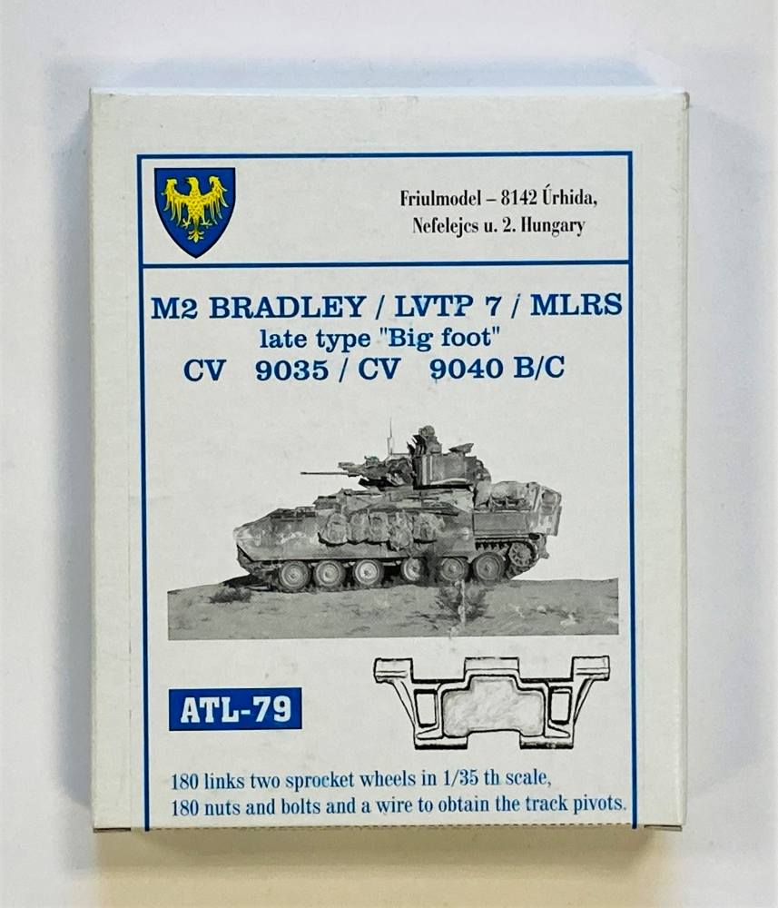 FRIULMODEL  ATL-79 M2 BRADLEY / LVTP 7 / MLRS LATE TYPE BIG FOOT CV 9035 CV 9040 B/C Conversion Sets