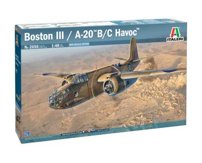 ITALERI 2656 BOSTON III/ A-20B/C HAVOC NEW DECALS EDITION Aircraft Model Kits