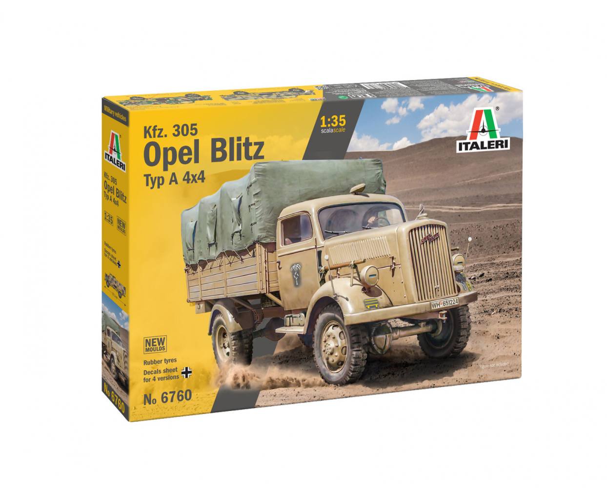 ITALERI 6760 KFZ.305 OPEL BLITZ TYP A 4X4 Military Model Kits
