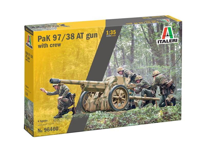 ITALERI 96460 PAK 97/38 AT GUN WITH CREW Military Model Kits
