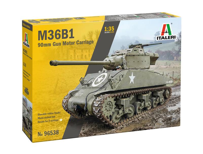 ITALERI 96538 M36B1 90MM GUN MOTOR CARRIAGE Military Model Kits