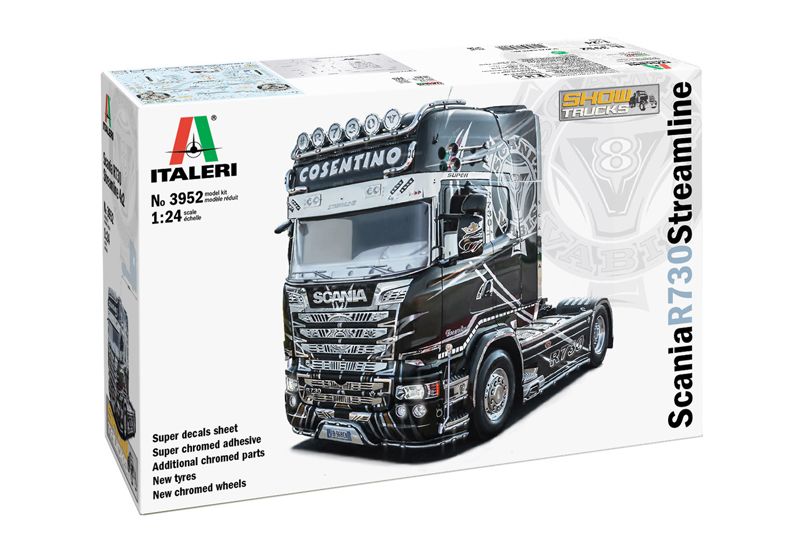 ITALERI 3952 SCANIA R730 STREAMLINE 4X2 Cars, Motorbikes & Trucks Model kits