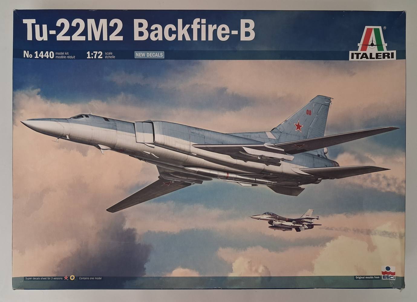 ITALERI 1440 TU-22M2 BACKFIRE-B Aircraft Model Kits