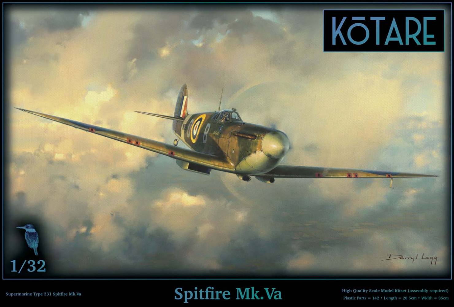 KOTARE 32002 SPITFIRE MK.VA Aircraft Model Kits