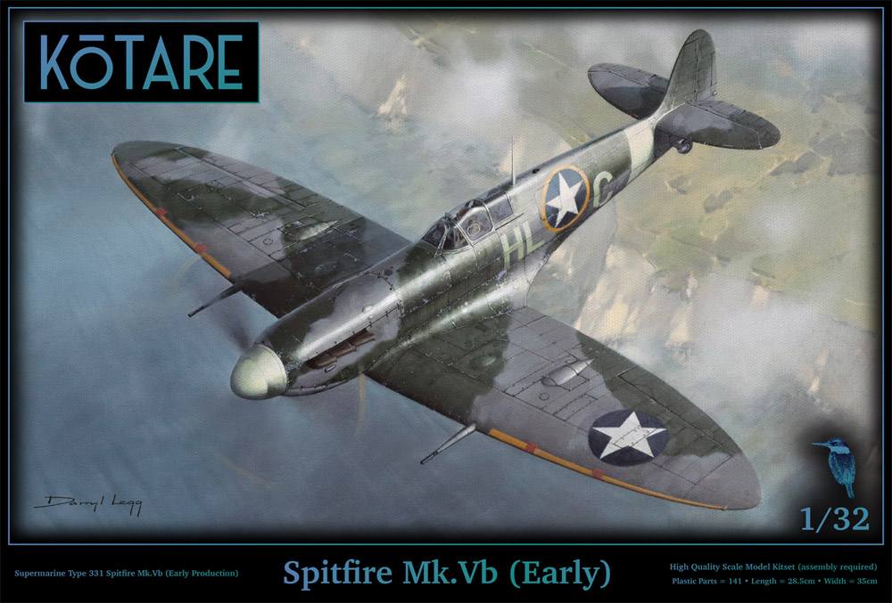 KOTARE 32006 SPITFIRE MK.VB EARLY Aircraft Model Kits