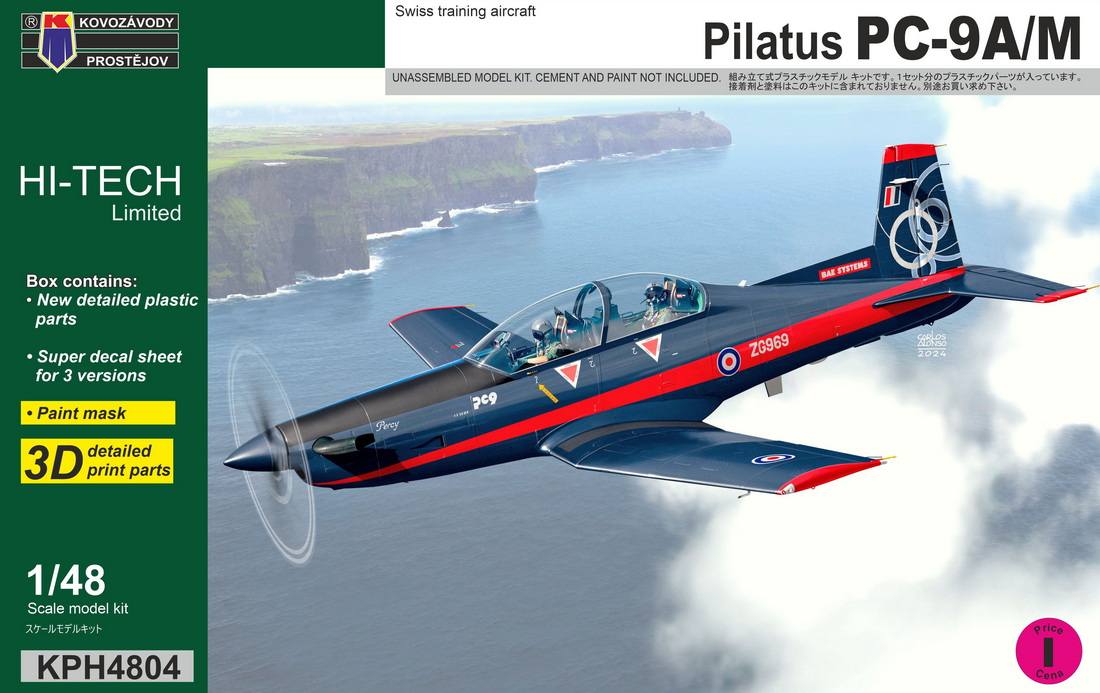 KP 4804 PILATUS PC-9A/M HI TECH Aircraft Model Kits