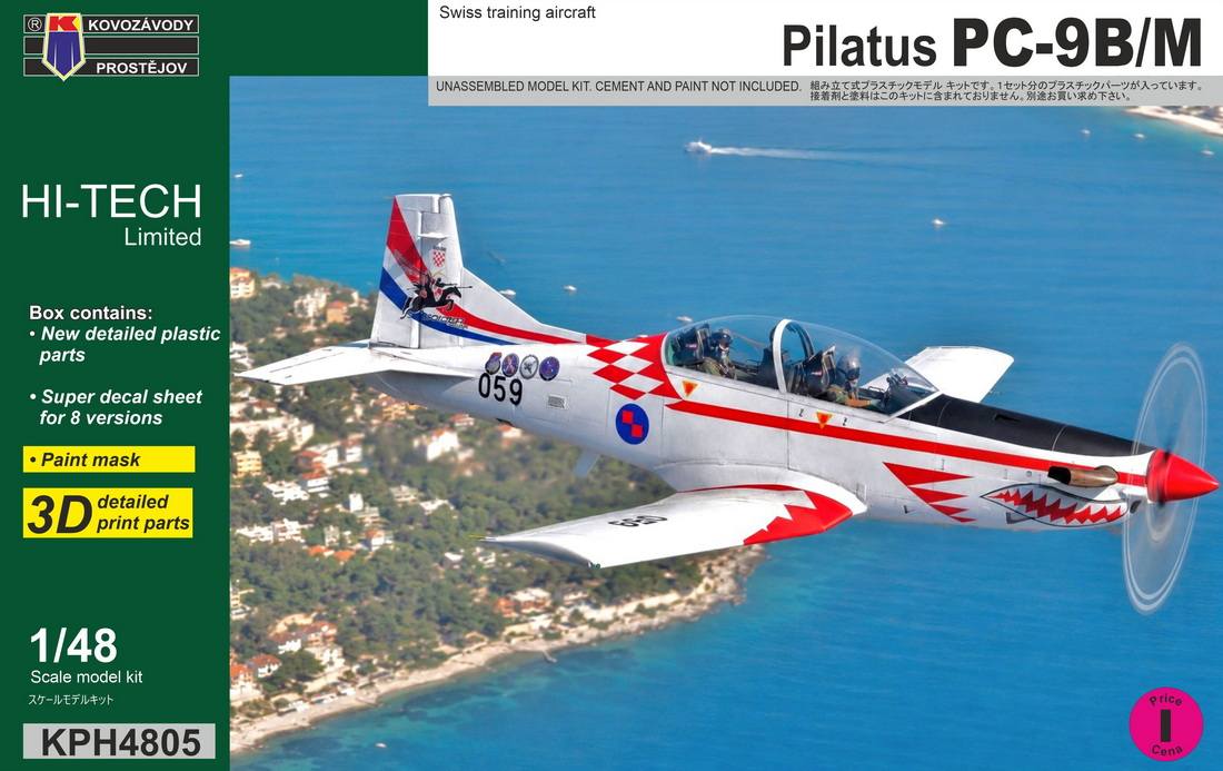 KP 4805 PILATUS PC-9B/M HI TECH Aircraft Model Kits