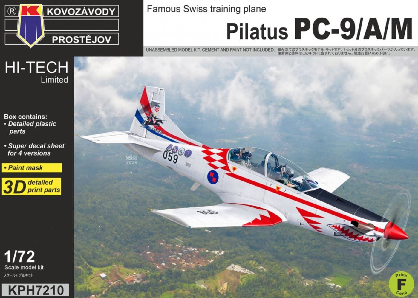 KP 7210 PILATUS PC-9/A/M HI-TECH Aircraft Model Kits