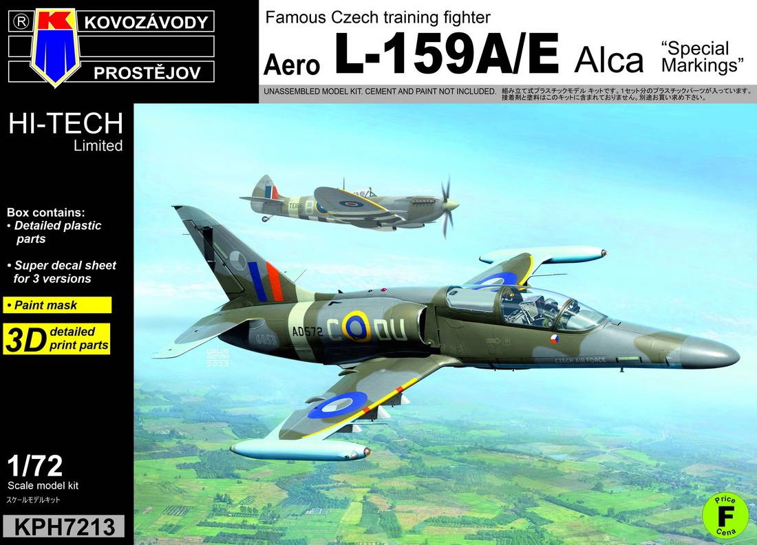 KP 7213 AERO L-159A/E ALCA SPECIAAL MARKINGS HI-TECH Aircraft Model Kits