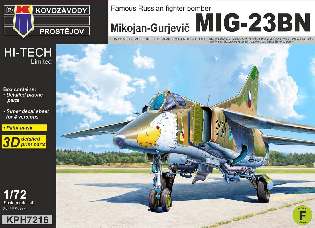KP 7216 MIG-23BN HI-TECH Aircraft Model Kits