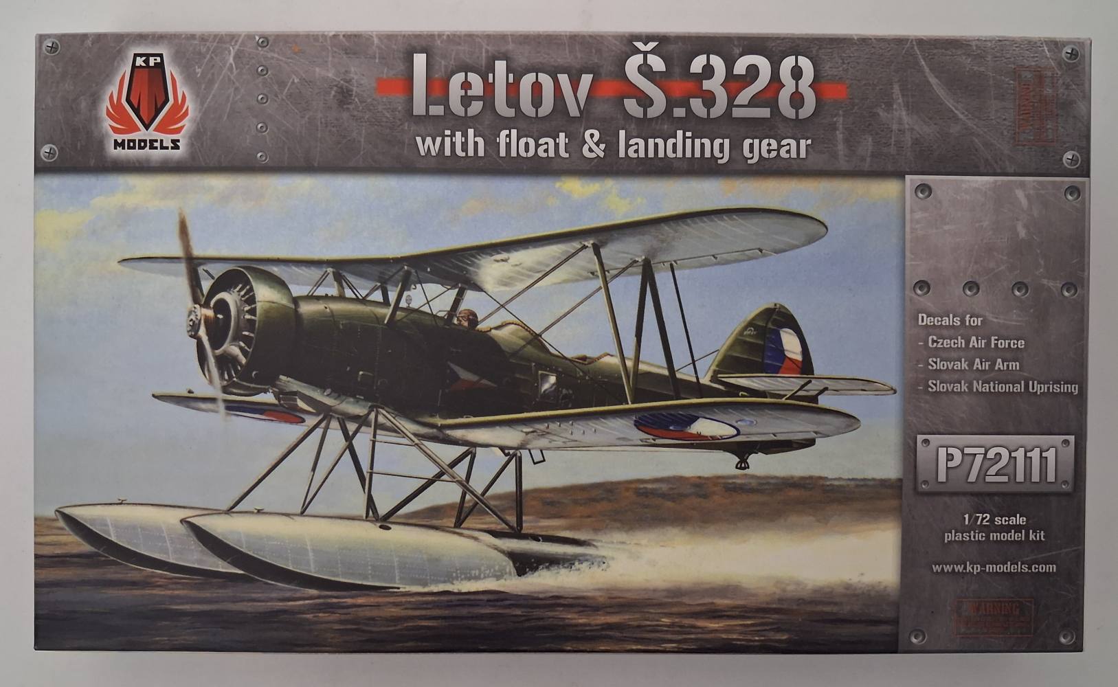 KP P72111 LETOV S.328 WITH FLOAT AND LANDING GEAR Aircraft Model Kits