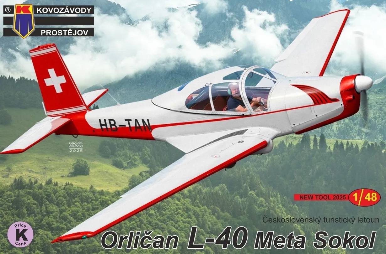 KP 4830 ORLICAN L-40 META SOKOL Aircraft Model Kits