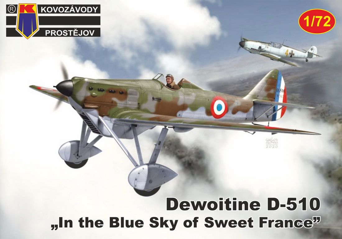 KP 0179 DEWOITINE D.510 OVER FRANCE Aircraft Model Kits