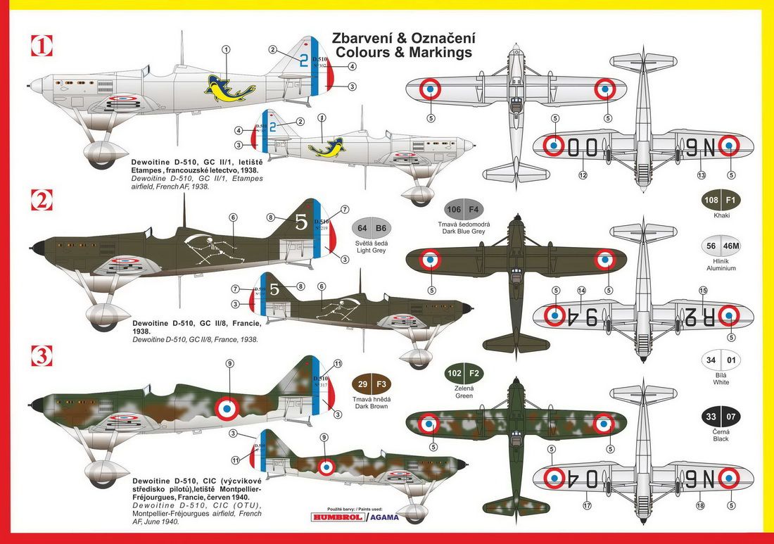 0179 DEWOITINE D.510 OVER FRANCE
