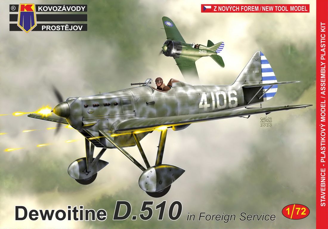 KP 0185 DEWOITINE D.510 IN FOREIGN SERVICE Aircraft Model Kits