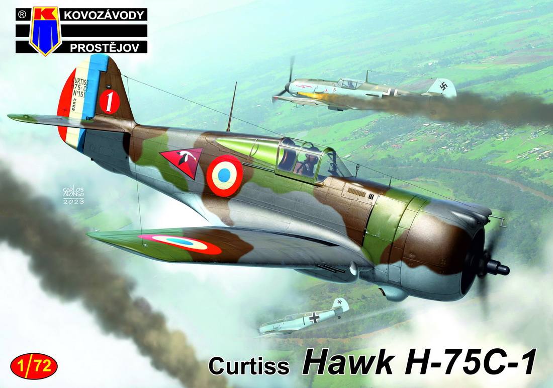 KOVOZAVODY 0419 CURTISS HAWK H-75C-1 Aircraft Model Kits