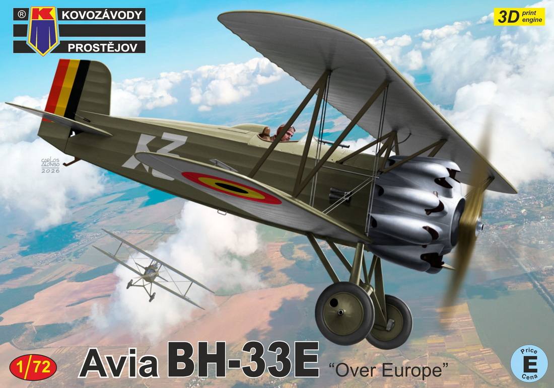 KP 0533 AVIA BH-33E OVER EUROPE Aircraft Model Kits