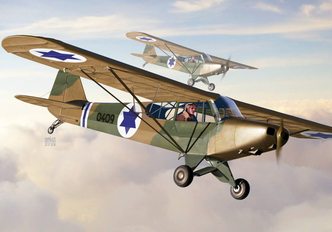 KP 0539 PIPER PA-18C SUPER CUB MILITARY Aircraft Model Kits